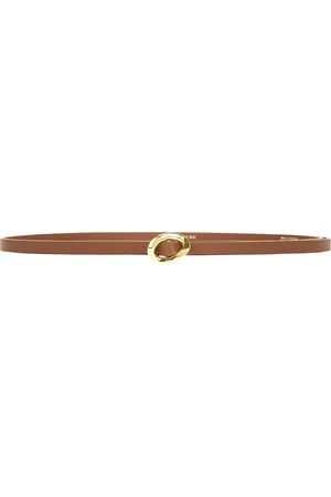 DEHANCHE Orbite Belt in Saddle & Gold - Brown. Size all.