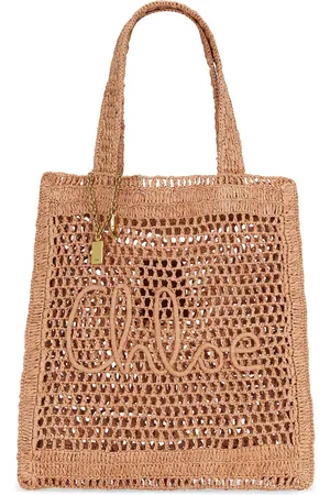 Chloé Summer Banana Tote Bag in Summery Beige - Peach. Size all.