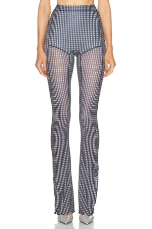 KNWLS Halcyon Legging in Mini Check - Black. Size L (also in ).