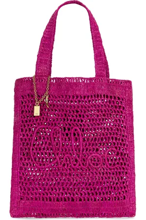 Chloé Summer Banana Tote Bag in Fuchsia Rose - Fuchsia. Size all.