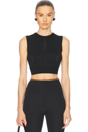 Dolce & Gabbana Cropped Top in Black - Black. Size 36 (also in 38, 42).