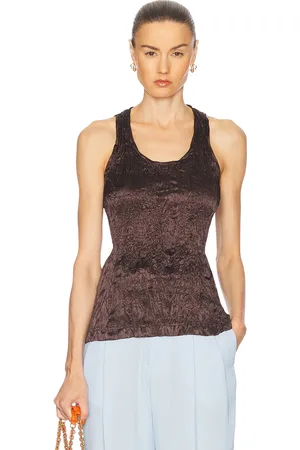 Bottega Veneta Tank Top in Ebony - Brown. Size 34 (also in 38, 40).