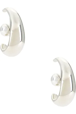 Sophie Buhai Noodle Earrings in Sterling Silver - Metallic Silver. Size all.