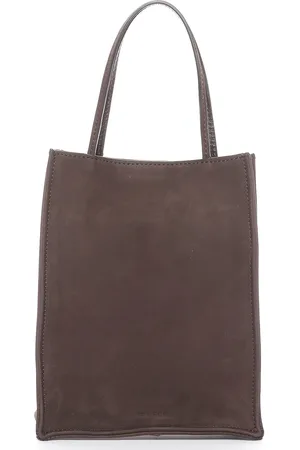The Row Small To Go Tote Bag in Dark Aniline ANS - Brown. Size all.