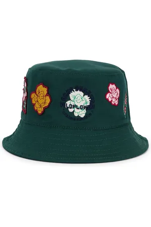 Agua Bendita Sibyl Bucket Hat in Dark Green - Green. Size all.