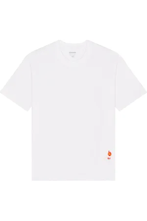 Bottega Veneta Matches Pima Cotton Jersey Tee in White - White. Size L (also in S, XL/1X).