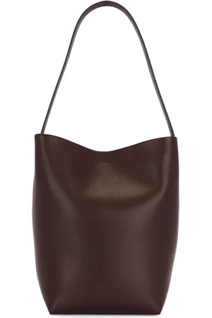 The Row Medium North South Park Tote Bag in Chestnut - Brown. Size all.