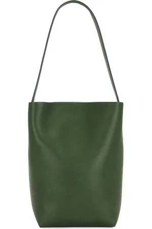 The Row Medium North South Park Tote Bag in Moss - Green. Size all.
