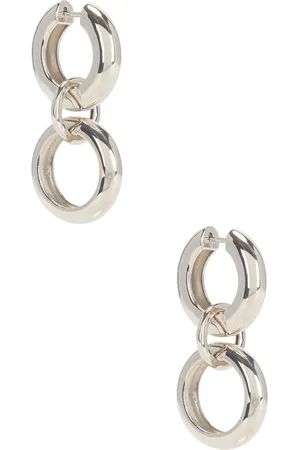 Agmes Ava Earrings in Sterling Silver - Metallic Silver. Size all.
