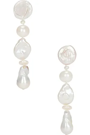 Eliou Lele Earrings in White - White. Size all.