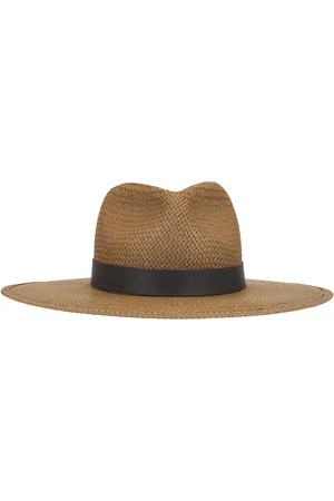 Janessa Leone Zoe Hat in Brown - Brown. Size L (also in S).