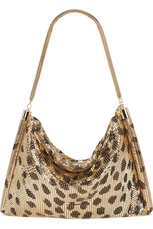 Paco rabanne Chainmail Bag in Brown & Black Guepard - Metallic Neutral. Size all.