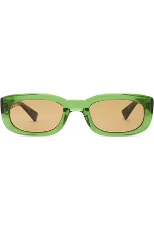 Akila Solaris Sunglasses in Green & Brown - Green. Size all.