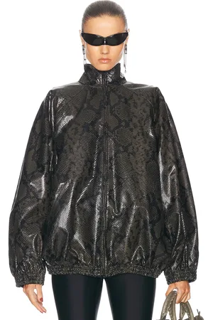 Balenciaga Bomber Jacket in Kaki - Black. Size 36 (also in ).