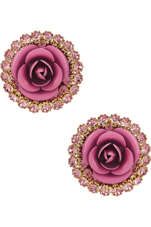 Rowen Rose Rose Earrings in Pink Rose & Pink - Pink. Size all.