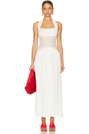 Helsa The Leora Dress in Sugar - White. Size L (also in XL).