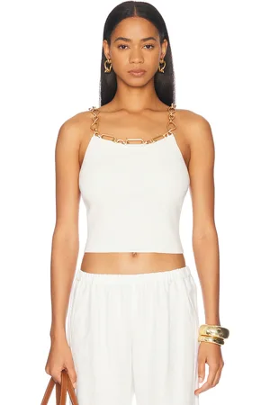 Cult Gaia Kassandra Knit Top in Off White - Ivory. Size M (also in S, XS).
