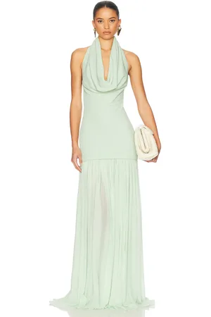 Helsa The Gallery Dress in Mint - Mint. Size XL (also in XS).