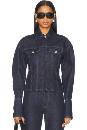 Sportmax Gange Jacket in Midnight Blue - Blue. Size 4 (also in 6).