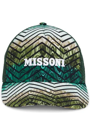 Missoni Trucker Hat in Green - Dark Green. Size all.