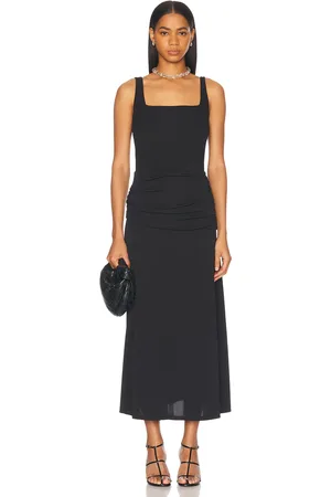 JOHANNA ORTIZ Plant Of Joy Ankle Dress in Black - Black. Size 0 (also in 2, 4, 6, 8).