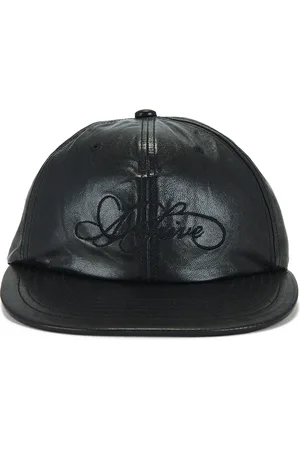 Post Archive Faction PAF 8.0 Leather Cap Right in Black - Black. Size all.
