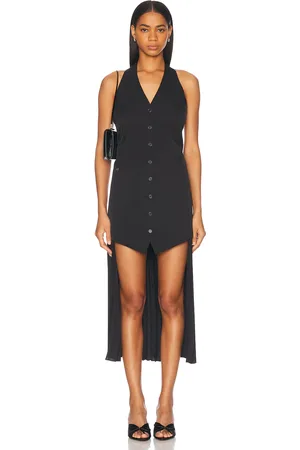 Helmut Lang Halter Vest Dress in Black - Black. Size 0 (also in 4, 8).