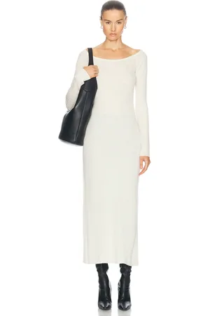 Loulou de Saison Anoush Dress in Ivory - Ivory. Size L (also in ).
