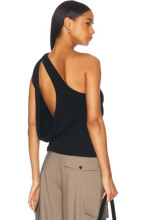Rohe Sculptural Open Back Top in Black - Black. Size 38 (also in 40).