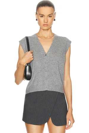 Simkhai Rozzi Vest in Nickel Melange - Grey. Size L (also in ).