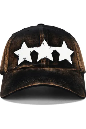Andersson Bell Unisex Star Patch Cap in Black - Black. Size all.