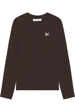 District Vision Lightweight Long Sleeve Tee in Earth - Brown. Size L (also in M, S, XL/1X).