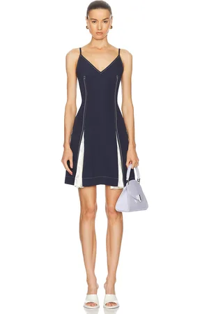 Salvatore Ferragamo Mini Dress in New Navy - Navy. Size 36 (also in 38, 40, 42).
