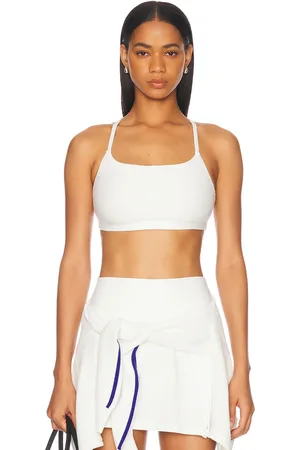 YEAR OF OURS Stretch Studio Sports Bra in White - White. Size L (also in M, S, XS).