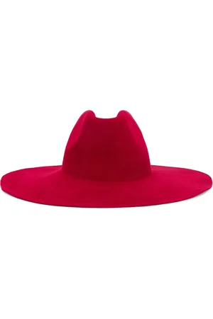 CLYDE Star Hat in Vermillion - Red. Size all.
