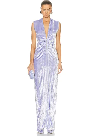 Bottega Veneta Zip Long Dress in Amethyst - Lavender. Size 36 (also in ).