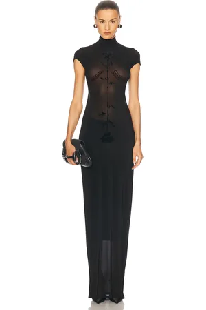 Jean Paul Gaultier Long Dress in Black - Black. Size L (also in M, S, XL).