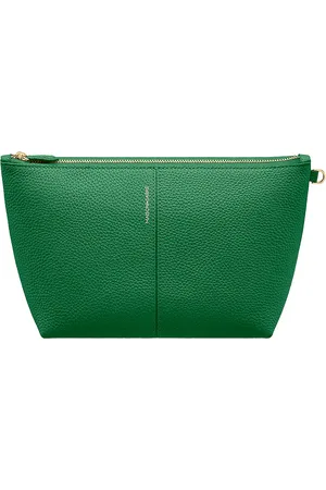 Maison De Sabre The Medium Flaire Pouch in Emerald Green - Green. Size all.