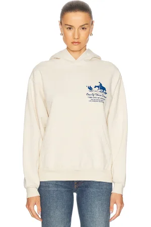 One Of These Days X FWRD City Of Angels Hoodie in Washed Bone - Cream. Size L (also in M, S, XL/1X).