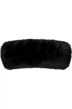 Goldbergh Froid Fluffy Headband in Black - Black. Size all.
