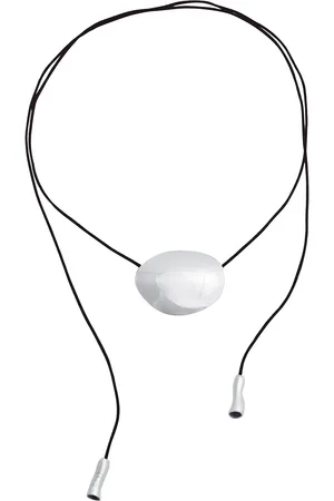 Louis Abel Ovu Cord Necklace in Silver - Metallic Silver. Size all.