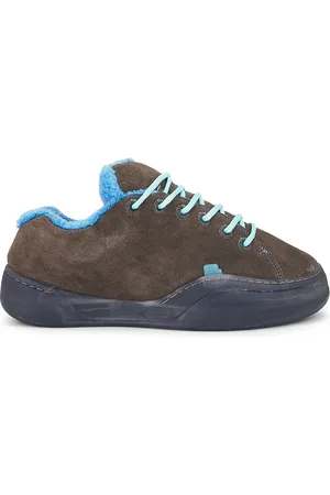 ERL Suede Vamp Skate Sneaker Leather in Grey - Grey. Size 10 (also in 11, 9).