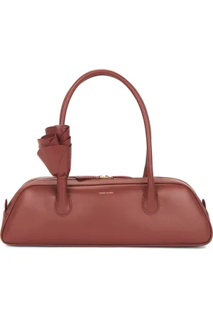 MAGDA BUTRYM Brigitte Trapeze Bag in Orange - Rust,Brick. Size all.