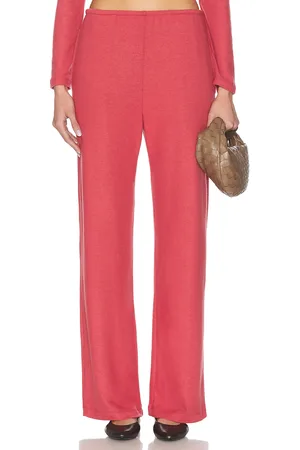 Leset Lauren Pocket Pant in Radish - Rose. Size L (also in M, S, XS).