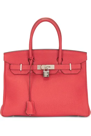 Hermès Togo Birkin 30 Handbag in Rouge Casaque - Red. Size all.