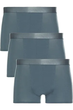 CDLP 3 X Boxer Trunks in Steel Blue - Blue. Size L (also in M, S, XL/1X).
