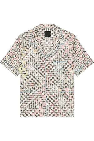 Givenchy Pyjama Short Sleeve Shirt in Multicolored - Beige. Size 38 (also in 39, 40, 41).