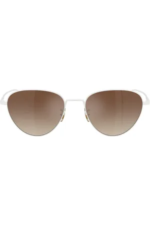 Oliver Peoples X Khaite 1991c Sunglasses in White - White. Size all.