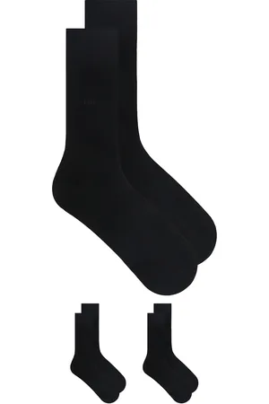 CDLP 6 X Cotton Socks in Black - Black. Size 39/41 (also in 45/47).