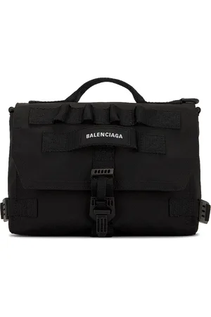 Balenciaga Army Messenger Bag in Black - Black. Size all.